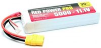 Red Power LiPo accupack 11.1 V 5000 mAh 35 C Softcase XT90