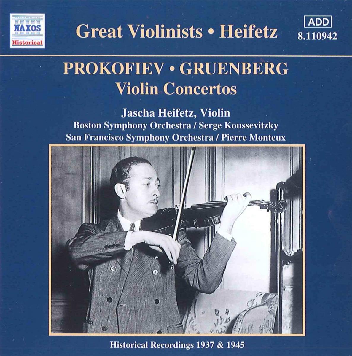 OUTHERE Heifetz-Proko.Grue.:Violin Con