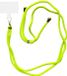 Smartphonica Cordon de téléphone Universel - cordon réglable détachable pour téléphone portable - 150 CM - Chaîne de téléphone Néon Jaune