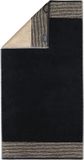 Merkloos / Sans marque Cawö Washandje Luxury Home Two-Tone Black