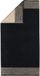 Cawö Gant de toilette Luxury Home Two-Tone Noir