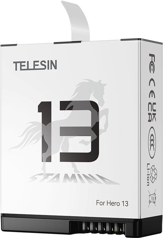 Telesin Stamina High Performance batterij V2 voor GoPro 13