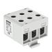 Verdelerblok Morek Verdelerblok F. AL/CU passend 6 x 1,5 50 mm² - grijs 3-polig 1000 V AC/DC geïsoleerde tang OTL 50-3 x MAA1 350 a10 Morek 4382