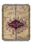 Harry Potter Sierdeken, polyester, Marauder's kaart, 48 x 60 inch