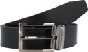 bugatti Men's Reversible Belt 3.5 W95 Black / Dark Brown