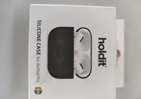 Holdit Silicone Case voor de Apple AirPods Pro / Pro 2 - Zwart