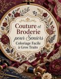 Couture et Broderie pour Seniors Coloriage Facile à Gros Traits