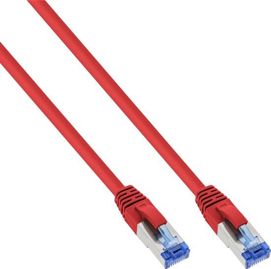 InLine 76815R netwerkkabel 15 m Cat6a S/FTP Rood