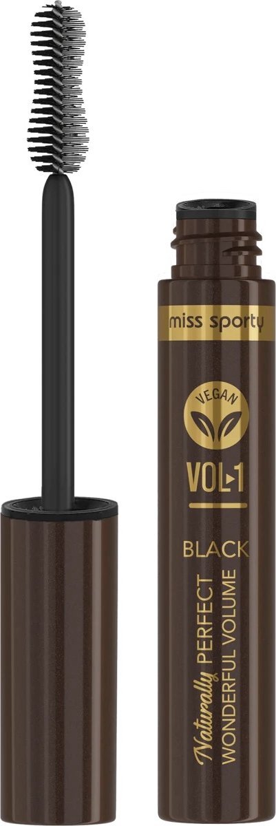 Miss Sporty Naturally Perfect Vol.1 veganistische mascara 001 Black 8ml