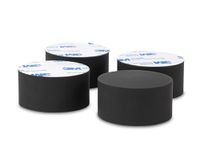 Dynavox Siliconen elastomeer dempers EDZ-50, set van 4, universele absorber voor hifi-apparaten, luidsprekers, versterkers, subwoofers, servers, pc en platenspelers, anti-trillingsvoetjes