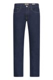 Blend BHROCK REG FIT NOOS Heren Jeans Denim Unwashed Blue Straight Fit Katoen Elastaan W36 X L30