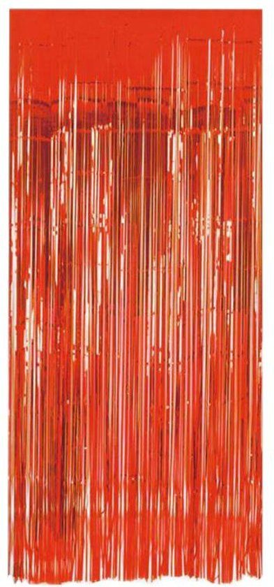 Folat Deurgordijn folie rood 2x1m
