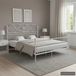 Prolenta Maison Exclusive - Cadre de lit en métal blanc 180 x 200 cm