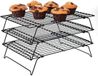 Merkloos Koelrekken voor Koken, Bakken, Roosteren en Grillen - Duurzaam en Anti-aanbaklaag - Lade voor Biscuit, Cake en Brood