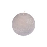 Homea Kaars bal paraffine taupe 9,5 x 9,5 x 8 cm