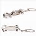 MC Living KadoExpress F1 Auto Sleutelhanger - Met Naam - Senna - Model 2024 - Zilver