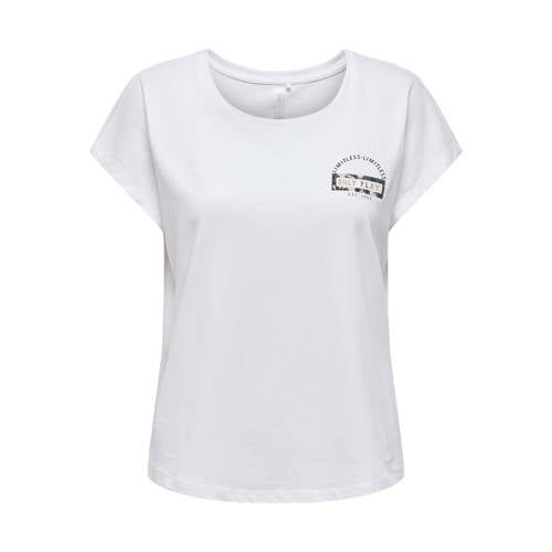 ONLY PLAY sport T-shirt ONPAUB wit
