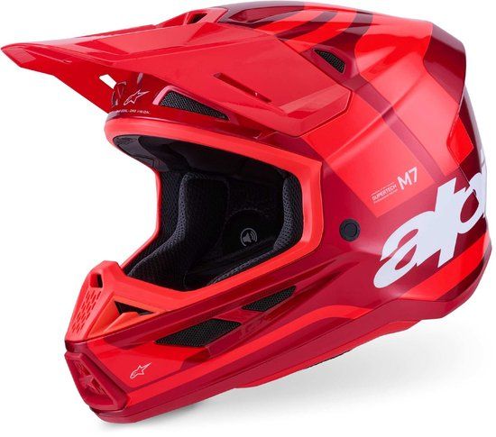 Alpinestars S-M7 Core Rood Crosshelm - Helm