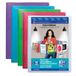 Oxford 100211078 map Polypropyleen (PP) Blauw, Groen, Paars, Rood, Transparant A4