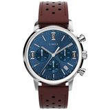 Timex Marlin TW2W10200A 40mm 5ATM Quartz/Analogical Horloge Bruin Man