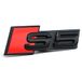 Audi 8W6071805 Clip S5 Tuning Black Edition embleem voor grille, zwart/rood