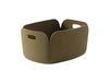 Muuto Restore Panier de rangement Marron Vert