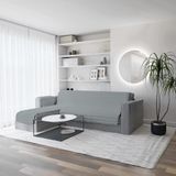 Trendy Waterdichte en Doubleface bankhoes, Grijs 290cm, 100% microfiber