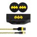 FRTEC - Opladen en spelen voor controller Batman Edition, compatibel met Xbox Series X/S + Grips Logo Batman, accu 1000 mAh + USB-C 3 m Batman-kleuren, DC officiële licentie