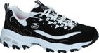 Skechers Zwarte Sneakers 11930-BKW Leer Rubber Dames Veters