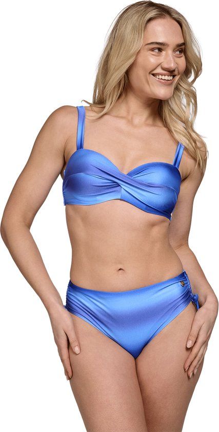 Ten Cate bikini top twisted faded blues voor Dames | Maat 38E (75E)