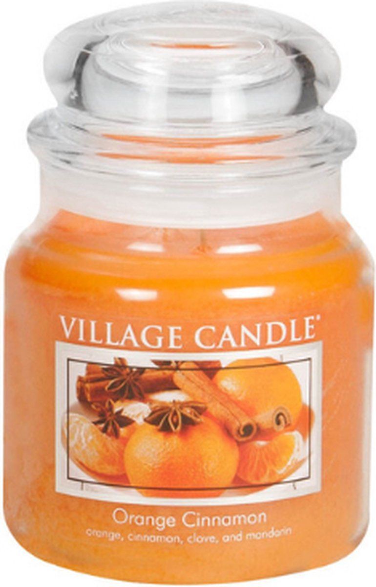 Village Candle Medium Jar Orange Cinnamon - 2022 - 0602406101611