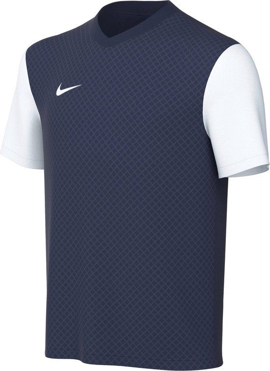 Nike Tiempo Premier Sportshirt Unisex - Maat XL - DH8389-410 - Navy/Wit