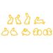 Stans- Nellie Snellen Stans- en embossing sjablonen - hazen