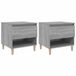 VidaXL Nachtkastjes 2 st 50x46x50 cm bewerkt hout grijs sonoma eiken