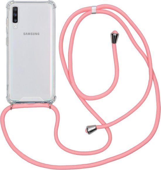 iMoshion Hoesje Met Koord Geschikt voor Samsung Galaxy A70 - Transparant