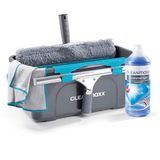 CLEANmaxx Ruitenreiniger Set van 7 - grijs/rood