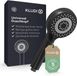KLUDI-X1 universele douchekop, matzwart