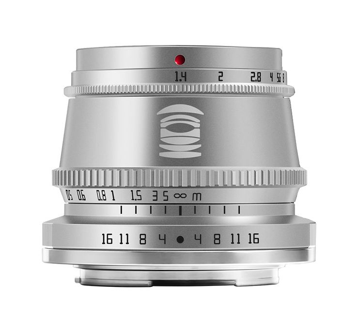 TTArtisan 35mm F1.4 APS-C Lens for Sony E-Mount - Silver