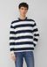 s.Oliver - Heren - Gestreept katoenen overhemd met lange mouwen - Navy - 3XL