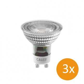 Calex LED spots GU10 | Calex | 3 stuks (220-240V, 2.8W, 2300lm, 2700K)