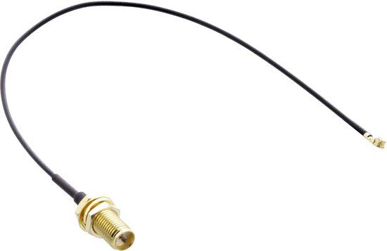 InLine WLAN adapterkabel, RP-SMA jack / U.FL stekker, 20cm