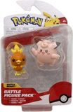 Pokémon Roblox Pokemon Battle Figure Pack - Torchic & Clefairy