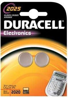 Duracell CR2025 - Batterij - Lithium - 3V - 165 mAh - 2 stuks