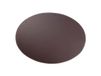 Ørskov set de table cuir ovale marron