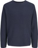 Jack & Jones Trui Jprblumason Knit Crew Neck Sn 12304253 Dark Navy/twist Mannen Maat - XL