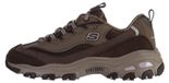 Skechers D'Lites Modern Classic Damen Sneaker Braun Veloursleder 35,5 EU
