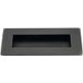 Häfele Poignée coquille H10188 Alpine Style Poignée encastrée 120x50 mm noir mat antique