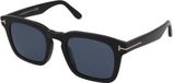Tom Ford Dax FT0751 01V Lunettes de soleil - Noir/Bleu - Polarisé