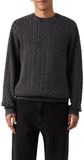 Levi's Presidio Crew Cable Rib Piraat Black Gd