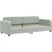 Maison Exclusive - Lit de repos sans matelas gris clair 80x200 cm velours